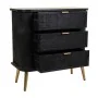 Chest of drawers Alexandra House Living Black MDF Wood 35 x 81 x 80 cm by Alexandra House Living, Chest of Drawers - Ref: D16...