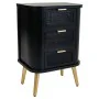 Nightstand Alexandra House Living Black Golden 35 x 72 x 50 cm by Alexandra House Living, Bedside Tables - Ref: D1630818, Pri...