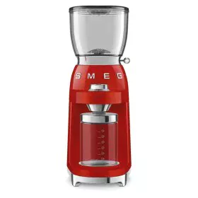 Moinho Elétrico Smeg CGF11RDEU Vermelho Transparente 150 W 350 g de Smeg, Moinhos de café elétricos com lâmina - Ref: S810746...