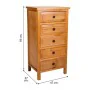 Chest of drawers Alexandra House Living Brown Pine MDF Wood 93 x 37 x 47 cm by Alexandra House Living, Chest of Drawers - Ref...