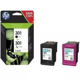 Cartouche d'encre originale HP N9J72AE 301 Noir de HP, Toners et encre pour imprimante - Réf : S8108628, Prix : 50,52 €, Remi...