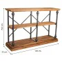 Shelve Alexandra House Living Brown Black Grey Iron Fir wood 35 x 79 x 120 cm by Alexandra House Living, Floating Shelves - R...