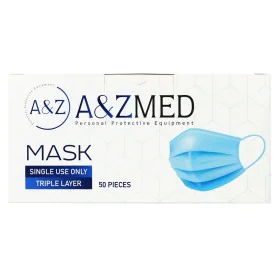 Mascarilla Quirúrgica Desechable de 3 Capas A & Z (50 Unidades) de A & Z, Desechables - Ref: S8300038, Precio: 7,32 €, Descue...