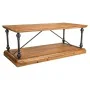 Table Basse Alexandra House Living Marron Noir Gris Fer Bois d'épicéa 60 x 50 x 121 cm de Alexandra House Living, Tables - Ré...