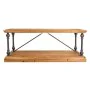 Mesa de Centro Alexandra House Living Castanho Preto Cinzento Ferro Madeira de abeto 60 x 50 x 121 cm de Alexandra House Livi...