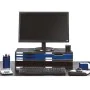 Screen Table Support Archivo 2000 polystyrene Blue Black 36 x 60 x 16,5 cm by Archivo 2000, Monitor Arms & Stands - Ref: S840...