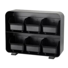 Organisateur de capsules de café Archivo 2000 Noir 13 x 26 x 20 cm de Archivo 2000, Supports pour capsules de café - Réf : S8...