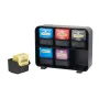 Organisateur de capsules de café Archivo 2000 Noir 13 x 26 x 20 cm de Archivo 2000, Supports pour capsules de café - Réf : S8...