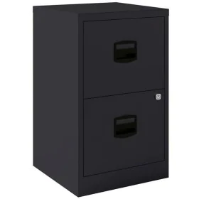 Schubladenschrank Bisley Nachfüllbarer Aktenschrank Anthrazit Metall Stahl 67 x 41 x 40 cm von Bisley, Schränke und Regale - ...