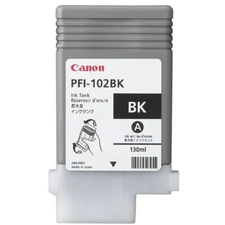 Toner original Canon PFI-102BK Noir de Canon, Toners et encre pour imprimante - Réf : S8402660, Prix : 85,73 €, Remise : %