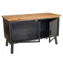 Mueble Auxiliar Alexandra House Living Marrón Negro Gris Vidrio Hierro Madera de abeto 42 x 55 x 94 cm de Alexandra House Liv...