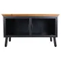 Occasional Furniture Alexandra House Living Brown Black Grey Glass Iron Fir wood 42 x 55 x 94 cm by Alexandra House Living, T...