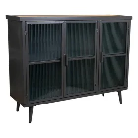 Buffet Alexandra House Living Marron Noir Gris verre Fer Bois d'épicéa 33 x 79 x 102 cm de Alexandra House Living, Buffets, c...