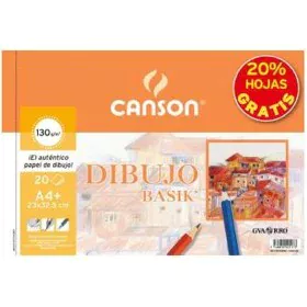 Drawing Pad Canson Basik Micro perforated 130 g/m² by Canson, Paper - Ref: S8403215, Price: 28,03 €, Discount: %