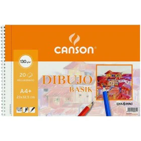 Drawing Pad Canson Basik With inset Micro perforated 130 g/m² by Canson, Paper - Ref: S8403216, Price: 28,49 €, Discount: %