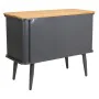 Mueble Auxiliar Alexandra House Living Marrón Negro Gris Vidrio Hierro Madera de abeto 32 x 54 x 70 cm de Alexandra House Liv...