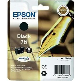 Tinteiro de Tinta Original Epson 16 Preto de Epson, Toners e tinta de impressora - Ref: S8405370, Preço: 17,69 €, Desconto: %