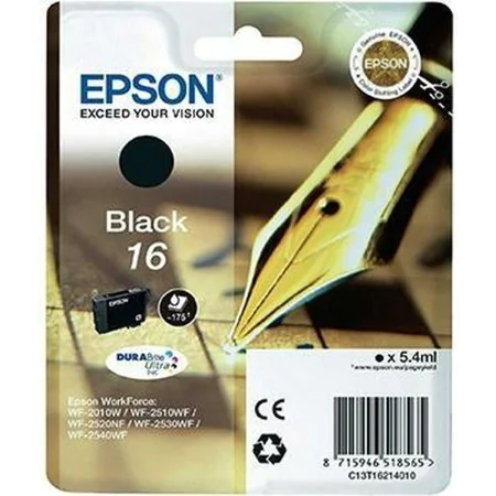 Original Tintenpatrone Epson 16 Schwarz von Epson, Toner und Druckertinte - Ref: S8405370, Preis: 17,69 €, Rabatt: %