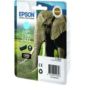 Cartucho de Tinta Original Epson 24XL Cian de Epson, Tóners y tinta de impresora - Ref: S8405402, Precio: 23,95 €, Descuento: %