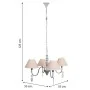 Lampadario Alexandra House Living Bianco Grigio di Alexandra House Living, Lampade a sospensione - Rif: D1630847, Prezzo: 63,...