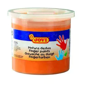 Pintura de Dedos Jovi 5 Unidades Pintura de Dedos Laranja 125 ml de Jovi, Tintas - Ref: S8410669, Preço: 9,92 €, Desconto: %