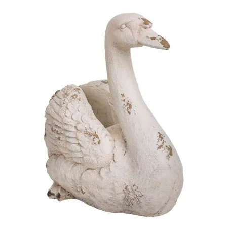 Vaso Alexandra House Living Swan Fibra di Vetro Magnesio 35 x 48 x 51 cm di Alexandra House Living, Cachepot - Rif: D1630851,...