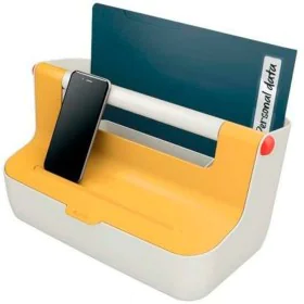 Storage Box Leitz Cosy Yellow ABS 21,4 x 19,6 x 36,7 cm Carrying handle by Leitz, Storage boxes and chests - Ref: S8411747, P...