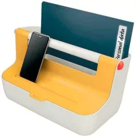 Caja de Almacenamiento Leitz Cosy Amarillo ABS 21,4 x 19,6 x 36,7 cm Asa de transporte de Leitz, Cajas y arcones de almacenaj...