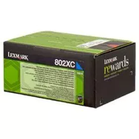 Toner Lexmark 802XC Bleu Cyan de Lexmark, Toners et encre pour imprimante - Réf : S8412043, Prix : 168,73 €, Remise : %