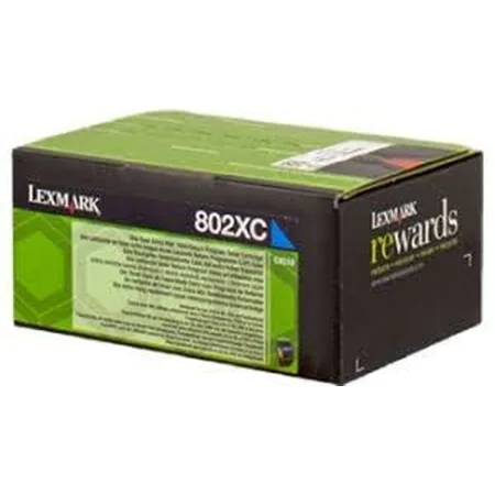 Tóner Lexmark 802XC Azul Ciano de Lexmark, Toners e tinta de impressora - Ref: S8412043, Preço: 190,33 €, Desconto: %