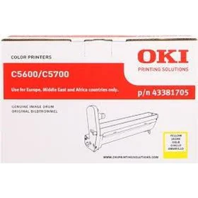 Printer drum OKI 43381705 Yellow by OKI, Drum Kits - Ref: S8413935, Price: 86,71 €, Discount: %