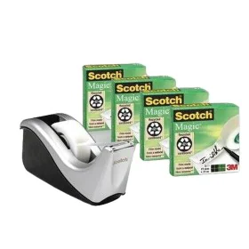 Adhesive Tape Set Scotch C60-ST4 5 Pieces 19 x 33 mm Black/Grey by Scotch, Adhesives - Ref: S8417357, Price: 17,46 €, Discoun...