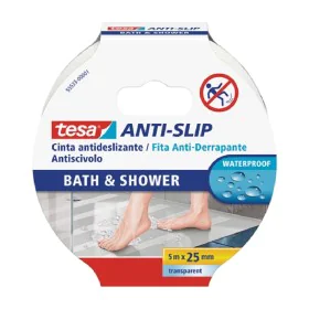 Adhesive Tape TESA Anti slip bath & shower 5mx25mm Non-slip Transparent PVC (1 Piece) by TESA, Adhesive tape - Ref: S8418392,...