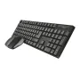 clavier et souris Trust Qoby Noir QWERTY 4 Pièces de Trust, Ensembles Clavier et Souris - Réf : S8418819, Prix : 28,98 €, Rem...