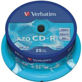 CD-R Verbatim AZO Crystal 25 Stück 700 MB 52x von Verbatim, Speicherverbrauchsmaterial - Ref: S8419626, Preis: 14,94 €, Rabat...