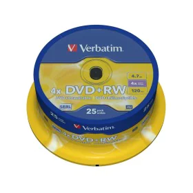 DVD-RW Verbatim 25 Stück Bunt 4,7 GB 4x von Verbatim, Speicherverbrauchsmaterial - Ref: S8419637, Preis: 32,86 €, Rabatt: %