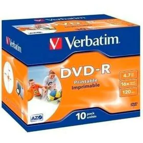 DVD-R Verbatim 4,7 GB 16x 10 Stück (10 Stück) von Verbatim, Speicherverbrauchsmaterial - Ref: S8419643, Preis: 15,49 €, Rabat...