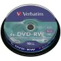 DVD-RW Verbatim 10 Unités Noir 4,7 GB 4x (10 Unités) de Verbatim, Consommables de stockage - Réf : S8419652, Prix : 16,98 €, ...