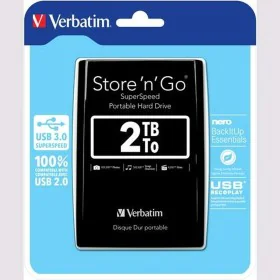 Disco Duro Externo Verbatim STORE 'N' GO 2 TB SSD de Verbatim, Discos rígidos exteriores - Ref: S8419737, Preço: 96,30 €, Des...