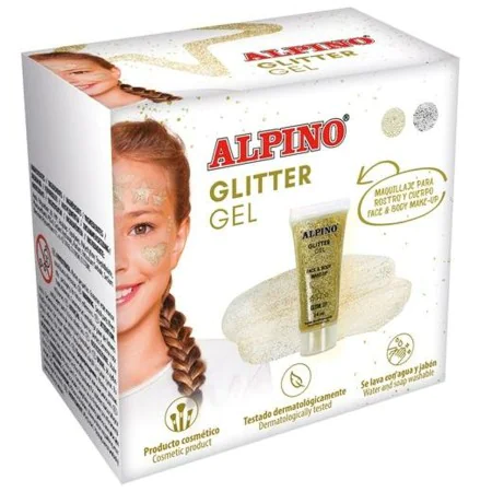 Kinder Make-up Alpino Gel Glitzernd Gold von Alpino, Schminke - Ref: S8420848, Preis: 18,91 €, Rabatt: %