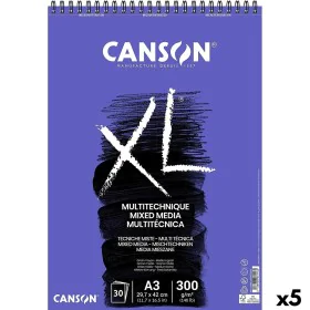 Drawing Pad Canson White A3 Paper 5 Units 30 Sheets by Canson, Paper - Ref: S8423495, Price: 51,91 €, Discount: %