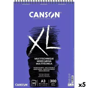 Bloc de dibujo Canson Blanco A3 Papel 5 Unidades 30 Hojas de Canson, Papel - Ref: S8423495, Precio: 51,91 €, Descuento: %