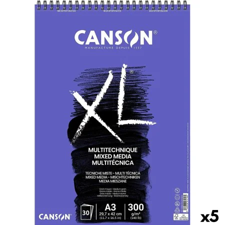 Bloc à dessin Canson Blanc A3 Papier 5 Unités 30 Volets de Canson, Papier - Réf : S8423495, Prix : 51,91 €, Remise : %