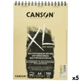 Bloc à dessin Canson XL Sand Naturel A4 5 Unités 40 Volets 160 g/m2 de Canson, Papier - Réf : S8423503, Prix : 29,21 €, Remis...