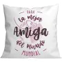 Almofada Roymart PARA LA MEJOR AMIGA DEL MUNDO Branco Cor de Rosa 40 x 40 cm de Roymart, Almofadas - Ref: S8423776, Preço: 6,...