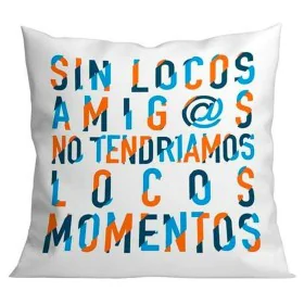 Cushion Roymart SIN LOCOS AMIGOS White 40 x 40 cm by Roymart, Cushions - Ref: S8423777, Price: 7,34 €, Discount: %