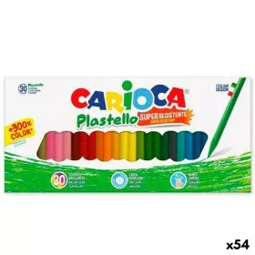 Wachstifte bunt Carioca Plastello Bunt (54 Stück) von Carioca, Wachsmalstifte - Ref: S8424150, Preis: 143,51 €, Rabatt: %