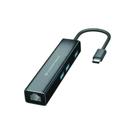 USB Hub Conceptronic DONN07B Black by Conceptronic, USB hubs - Ref: S8425873, Price: 29,52 €, Discount: %