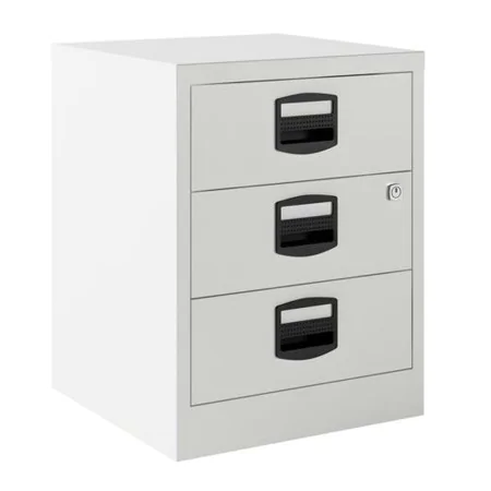 Armoire classeur Bisley Blanc A4 Acier 3 tiroirs 40 x 51 x 40 cm de Bisley, Armoires et étagères - Réf : S8427281, Prix : 189...