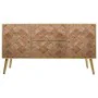 Cassettiera Alexandra House Living Marrone Legno di paulownia 41 x 65 x 118 cm di Alexandra House Living, Comò e cassettiere ...